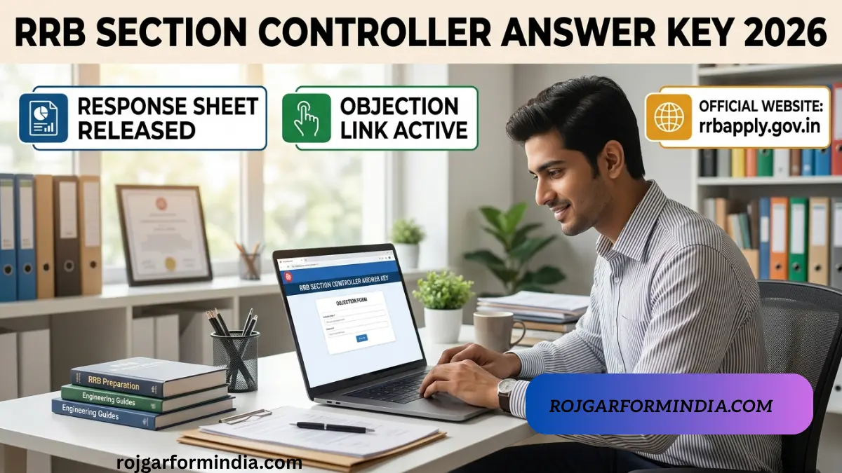 RRB Section Controller Answer Key 2026 Out: Response Sheet & Objection Link