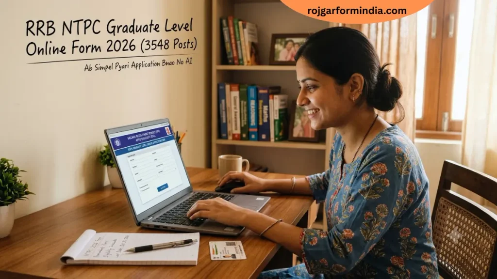 RRB NTPC Graduate Level Online Form 2026 (3548 Posts)